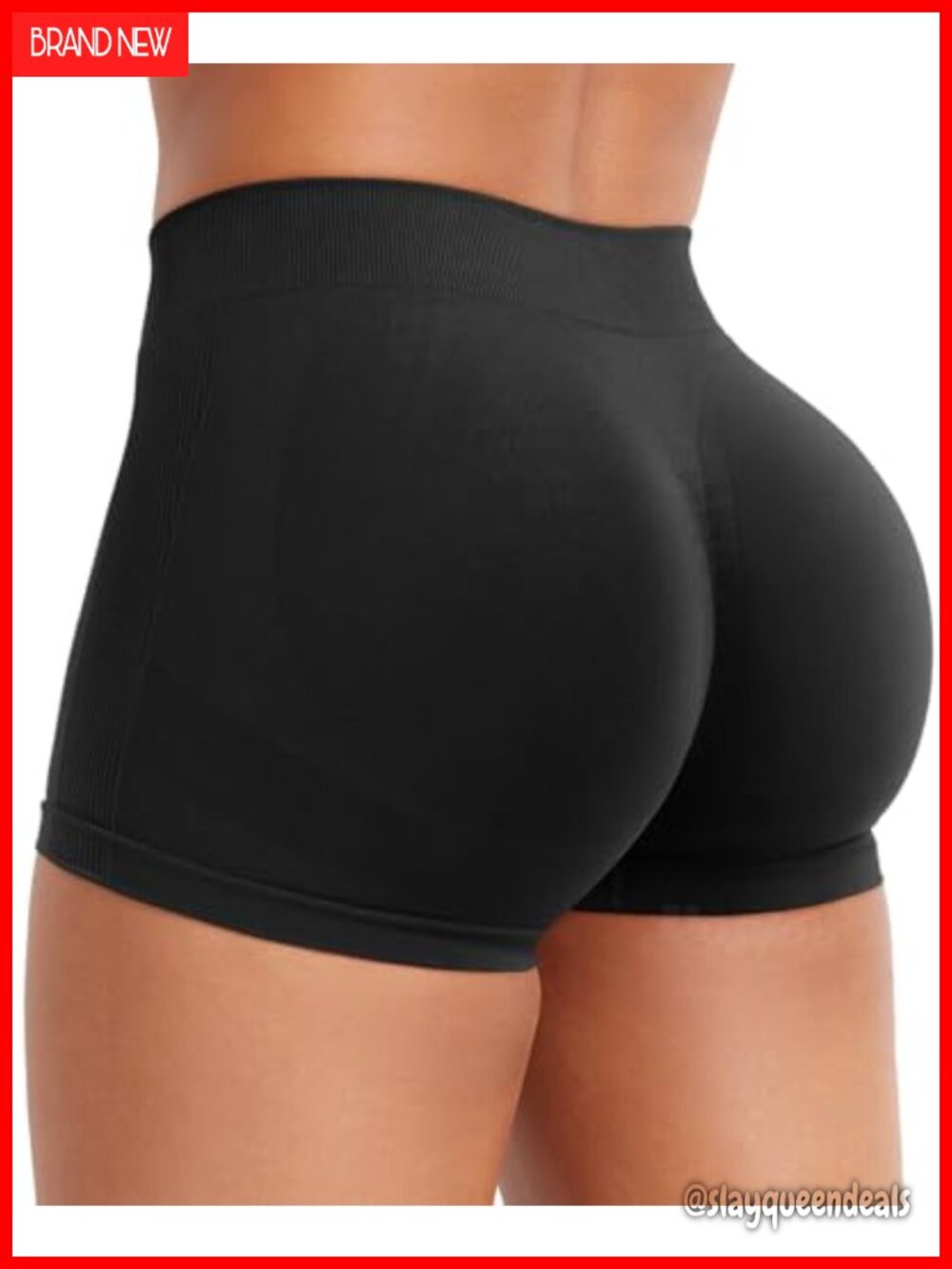 VOYJOY Impact Booty Shorts 2.5" Low Rise Scrunch Workout Biker Shorts